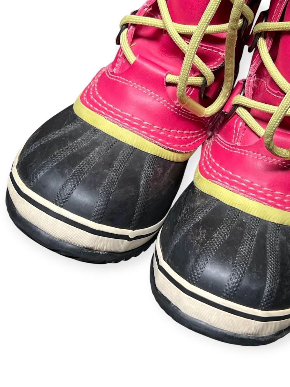 Sorel girls Yoot pac pink green black waterproof winter snow boots - Picture 5 of 11
